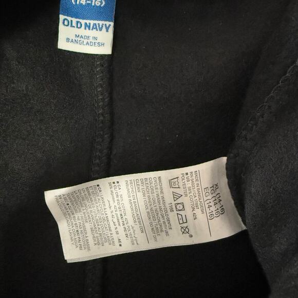 Old Navy Cargo Joggers, Black, XL 14/16 - Picture 5 of 6